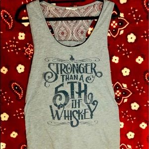 Cheeky’s Lace Shoulder Tank Top